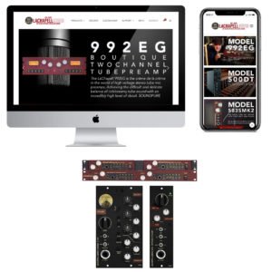 LaChapell Audio - Firebrand Creative Client website product design mobile